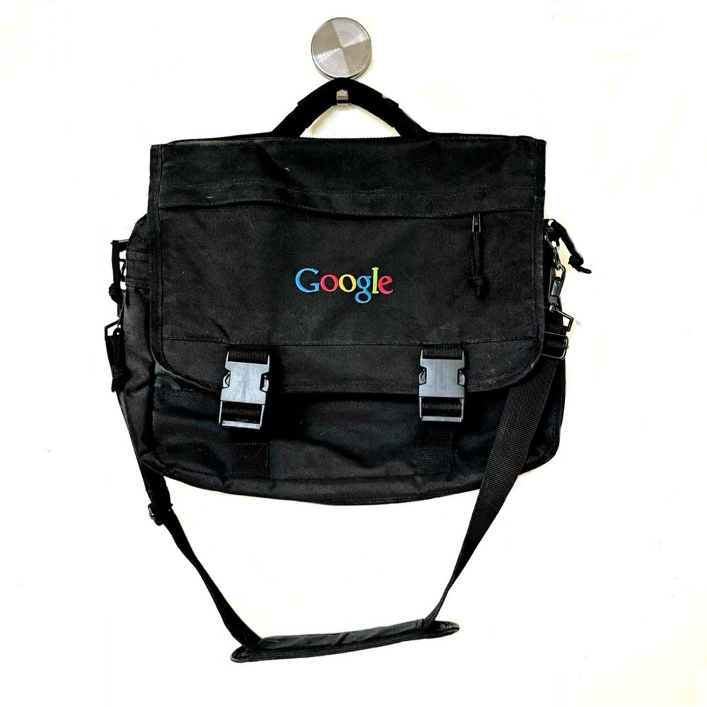 Authentic Vintage Black Google Nylon Briefcase 2002-2005